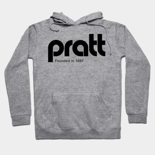 Pratt - retro Hoodie by ThirteenthFloor